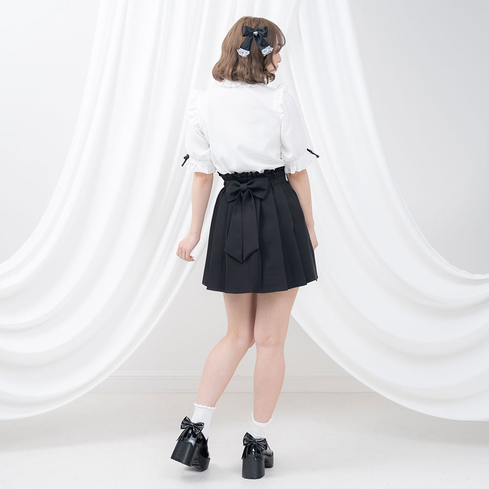 3連ビジューレースフリルブラウス – レディースファッション通販の夢