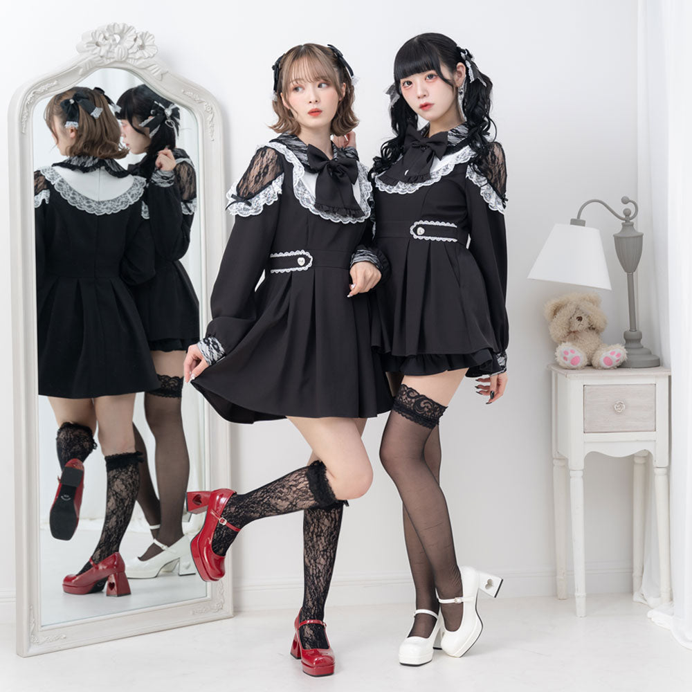 ハートヒールドールロリータパンプス – レディースファッション
