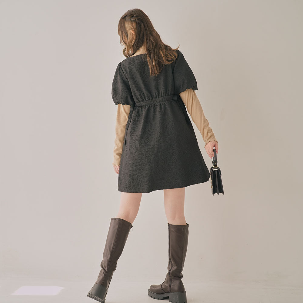 【23SS☆極美品】MIU MIU ランウェイ カーゴポケット ミニワンピース 2color 】アウトポケットナイロンカーゴミニワンピ ／out