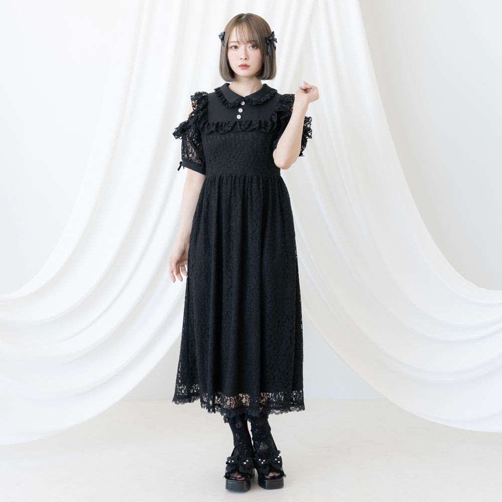 ❶dress black フリル　レース　リボン　ドレス　ワンピース 533372-20_1000x.jpg?v=1721377251