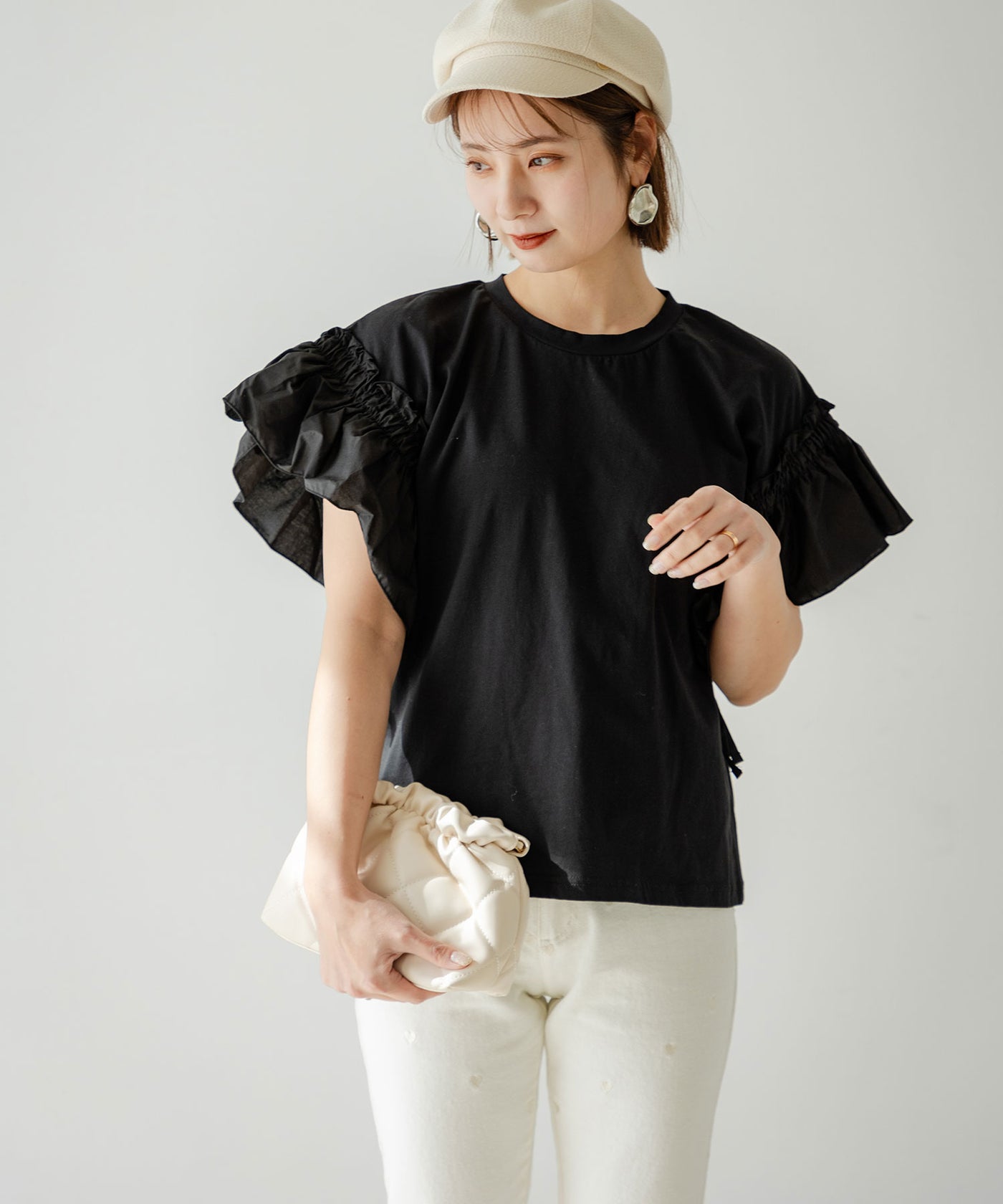 フリルスリーブトップス ⚘ オーダーページ フリルスリーブトップス – レディースファッション通販の夢展望【公式】