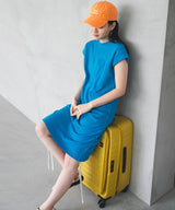 【感謝祭セール対象】サイドドロストチュニックワンピース