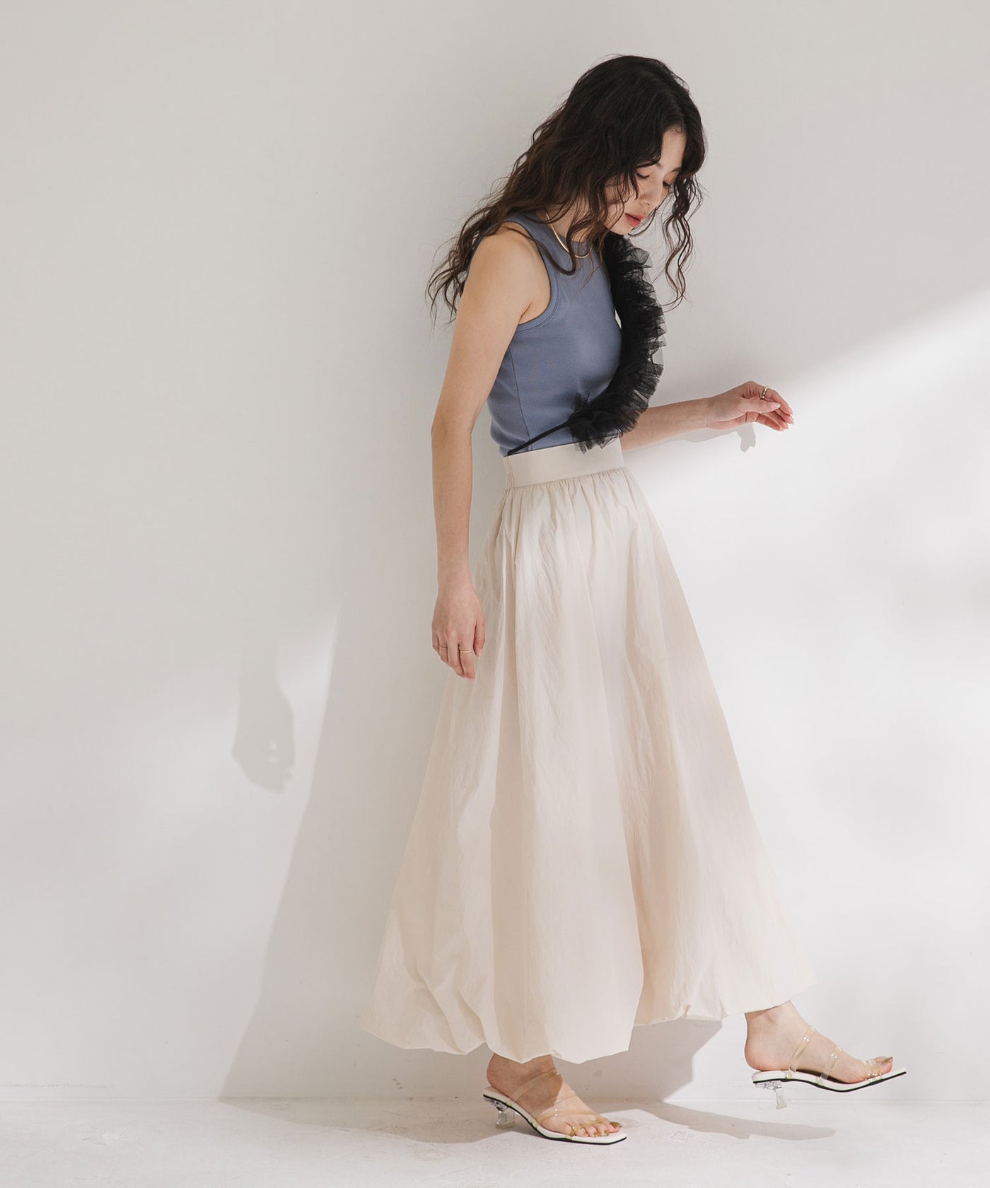 タフタバルーンスカート – レディースファッション通販の夢展望【公式】
