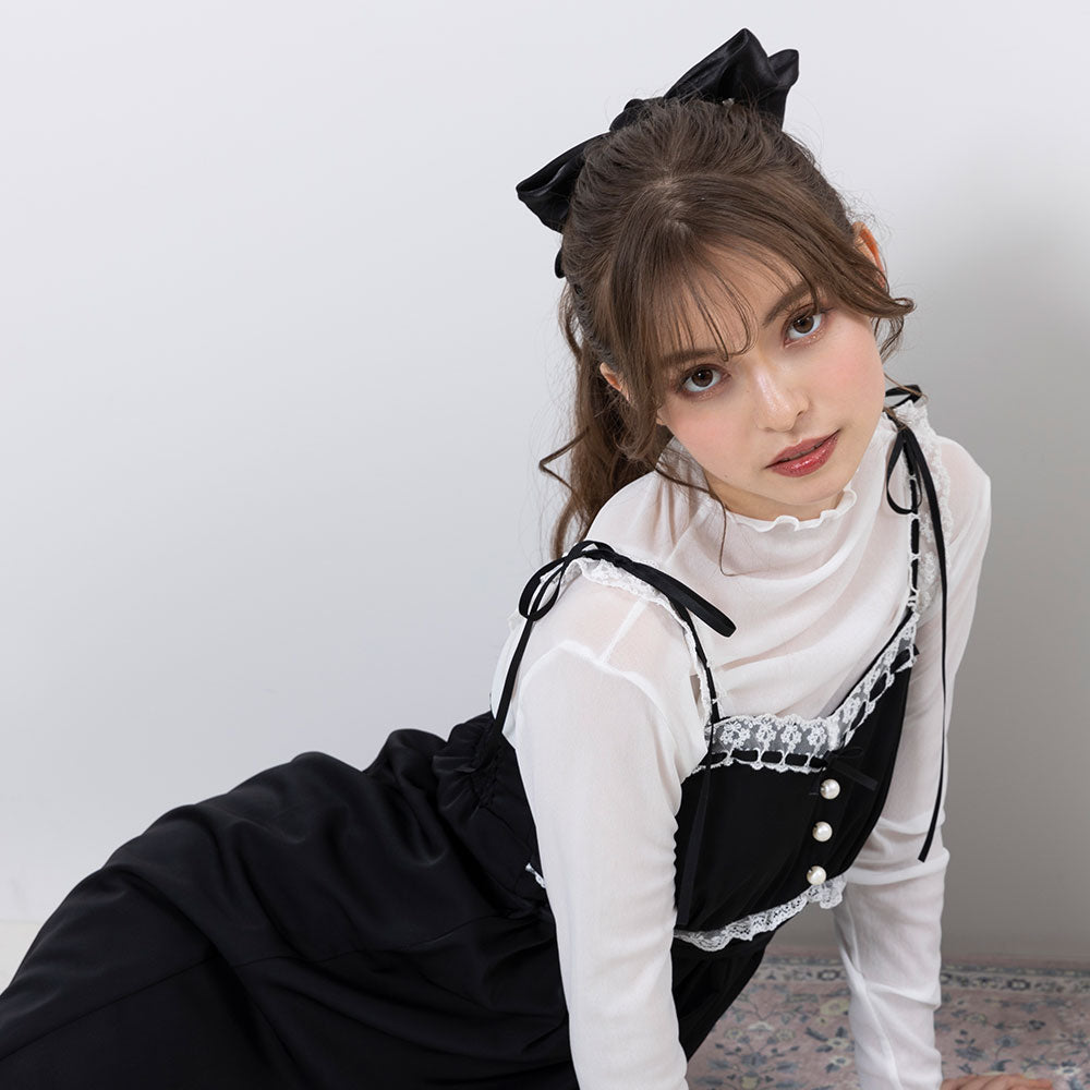 デコラティブレースキャミワンピ　誰か買ってー！ メリージェニー merry jenny デコラティブレースキャミワンピ