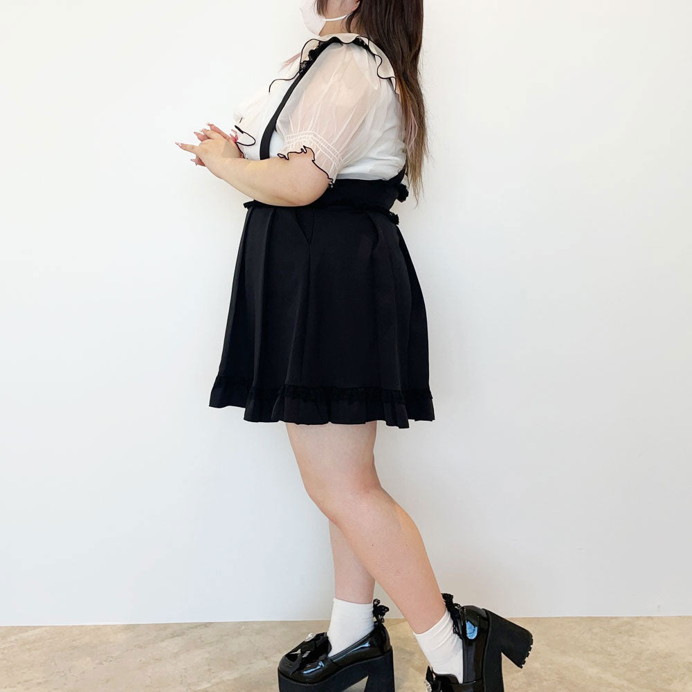 エンジェルフリルシアーボウタイブラウス – レディースファッション