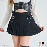 【新春セール】ハーネス×プリーツミニスカート