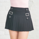 【新春セール】ハーネス×プリーツミニスカート