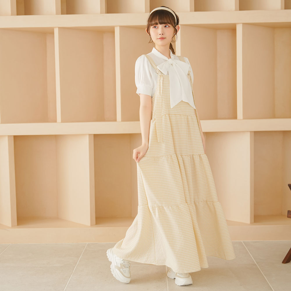 メール便】2WAYシンプルボウタイブラウス – レディースファッション