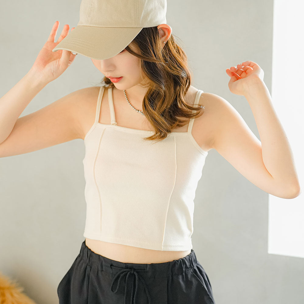 メール便】アシメデザインキャミソール – レディース