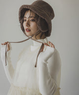 リブタートルニット