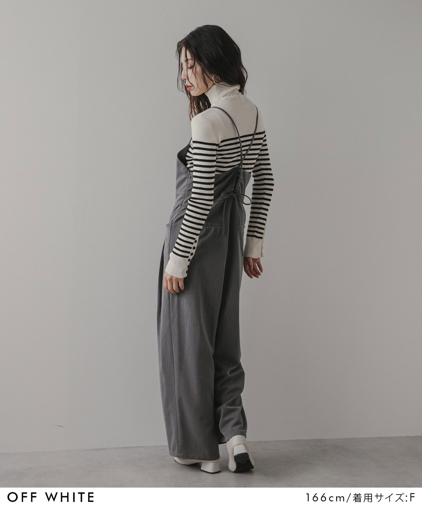 ボーダーリブタートルニット – レディースファッション通販の夢展望