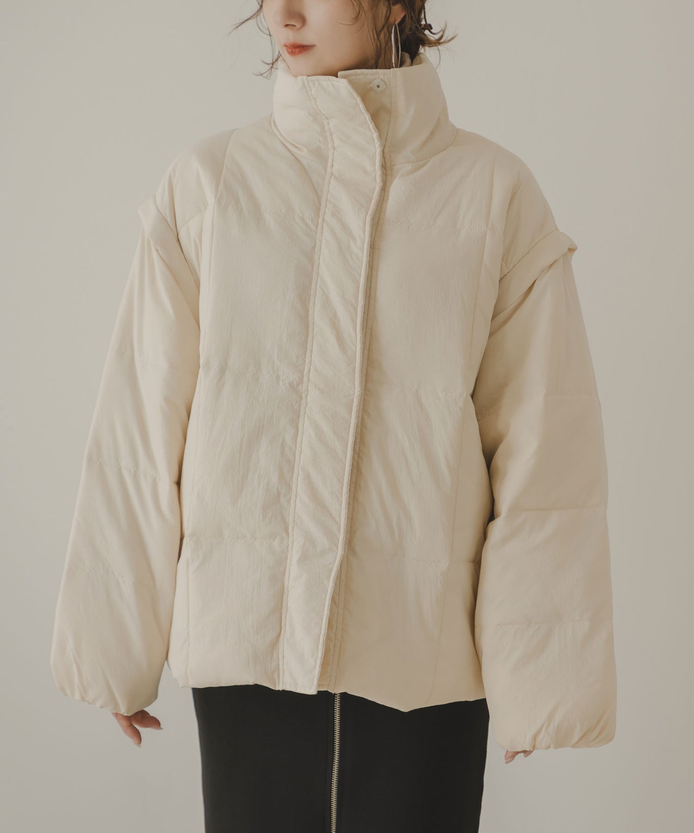 美品♡2way♡ダウンジャケット♡ベスト♡千鳥柄♡ホワイト♡ネイビー♡S 美品♡2way♡ダウンジャケット♡ベスト♡千鳥柄♡ホワイト♡ネイビー♡S