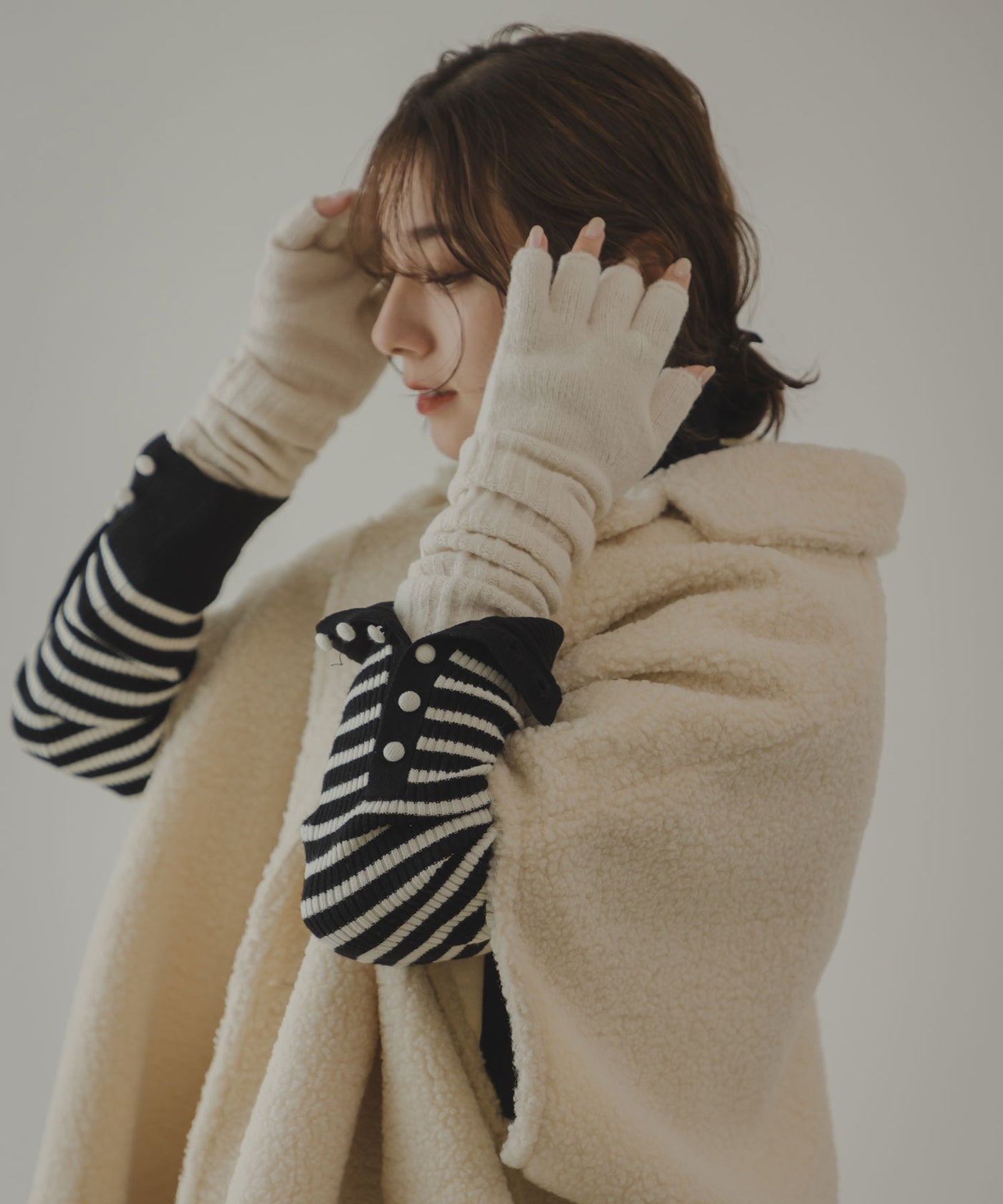 ポンチョコート grove WoolRever ポンチョコート / ICB | ファッション