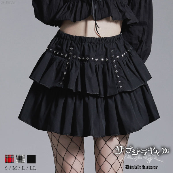 まろいちご diable baiser 夢展望 ブラックスカート LL 533618-01_d9d702a2-b36e-4606-