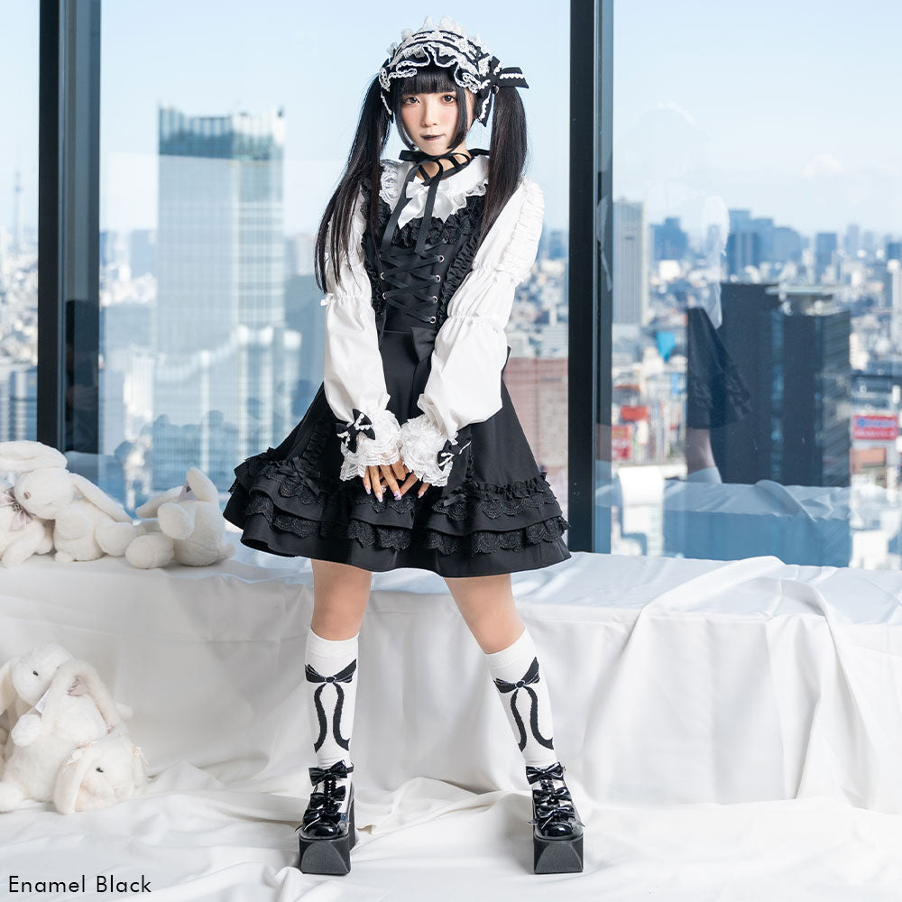 厚底トリプルリボンシューズ – レディースファッション通販の夢展望