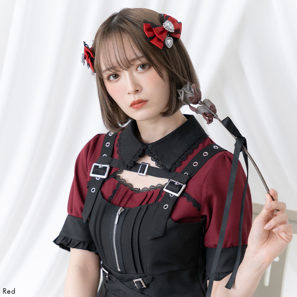 まりる様専用☆今季新作☆ハートスタッズ大人顔リボンフラット