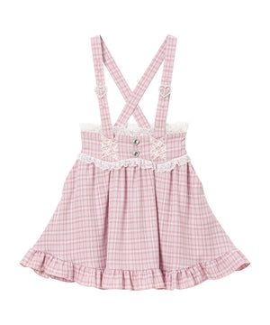 はしごレースアップフリルスカート