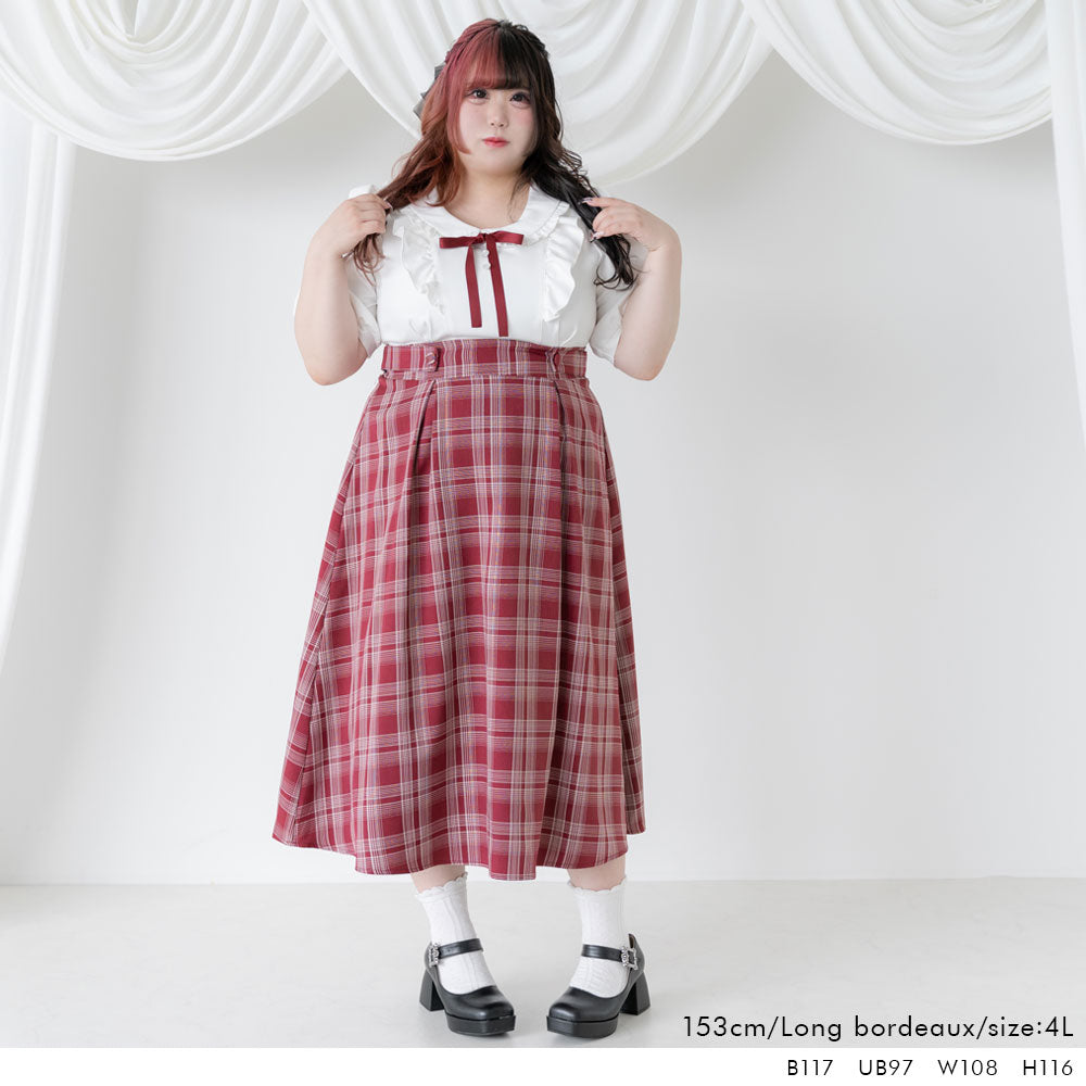 丸襟フリルリボン半袖ワンピース – レディースファッション通販の夢展望【公式】