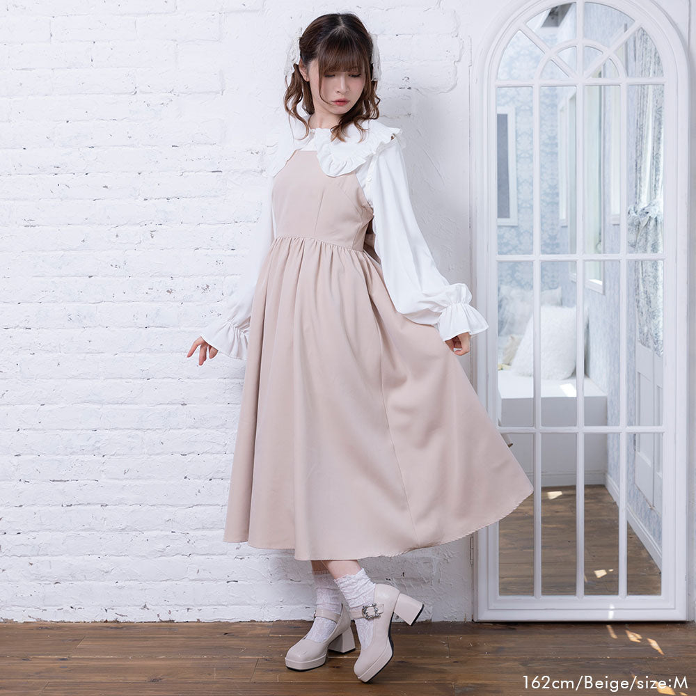 バックリボンドレスロングジャンスカ【大きいサイズ有】 – レディース