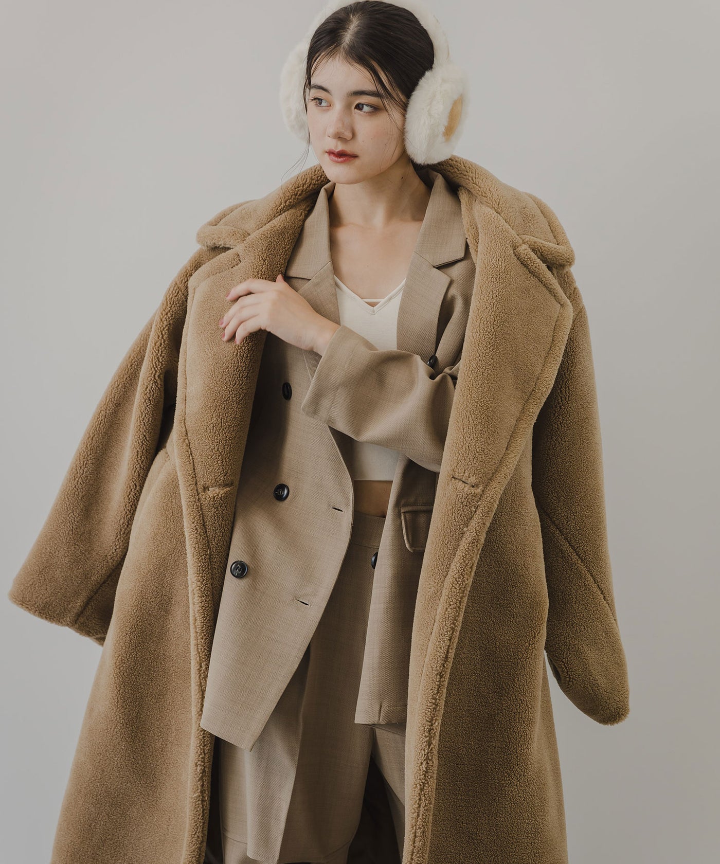 アトリエGG テディベアコート アトリエgg テディーベアコート テディベアコート – レディース