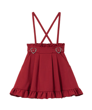 推し色ハートバックルスカート