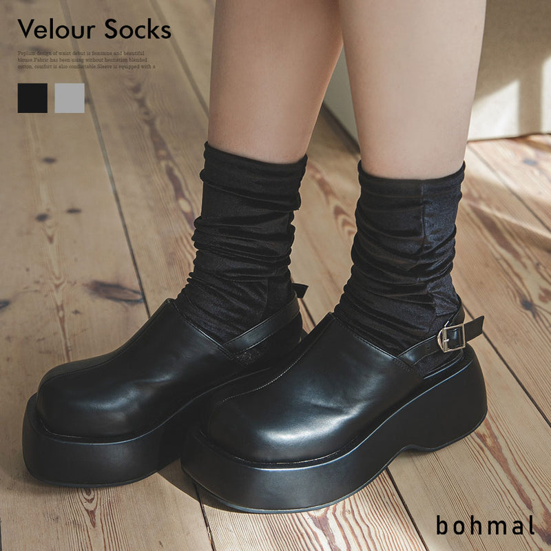 【メール便】ベロアソックス