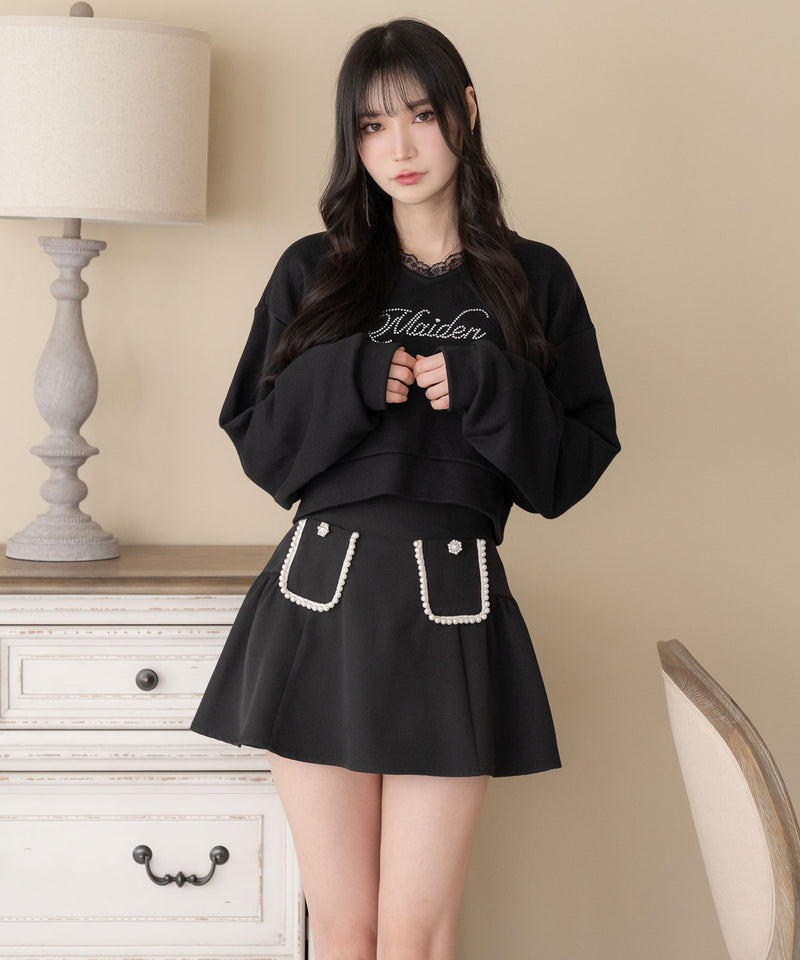 ポケットパールフレアスカート