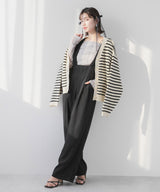 ボーダーニットカーディガン