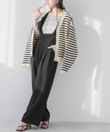 ボーダーニットカーディガン