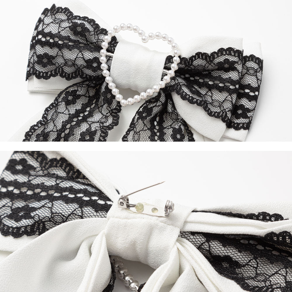 レース重ねハートリボンフリルブラウス – レディースファッション通販