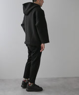 ボンディングハーフジップパーカー