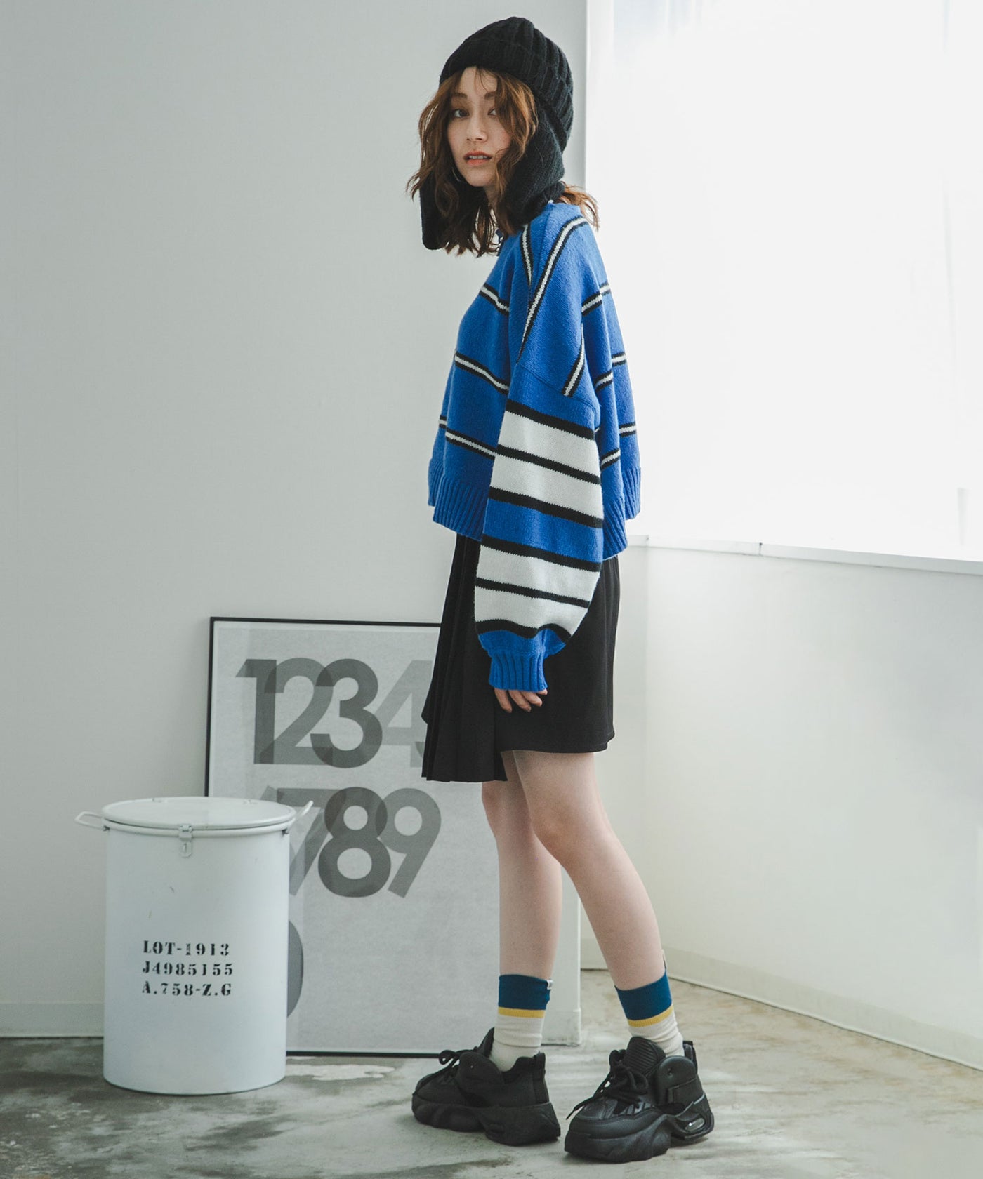 ボーダークロップドニット – レディースファッション通販の夢展望【公式】