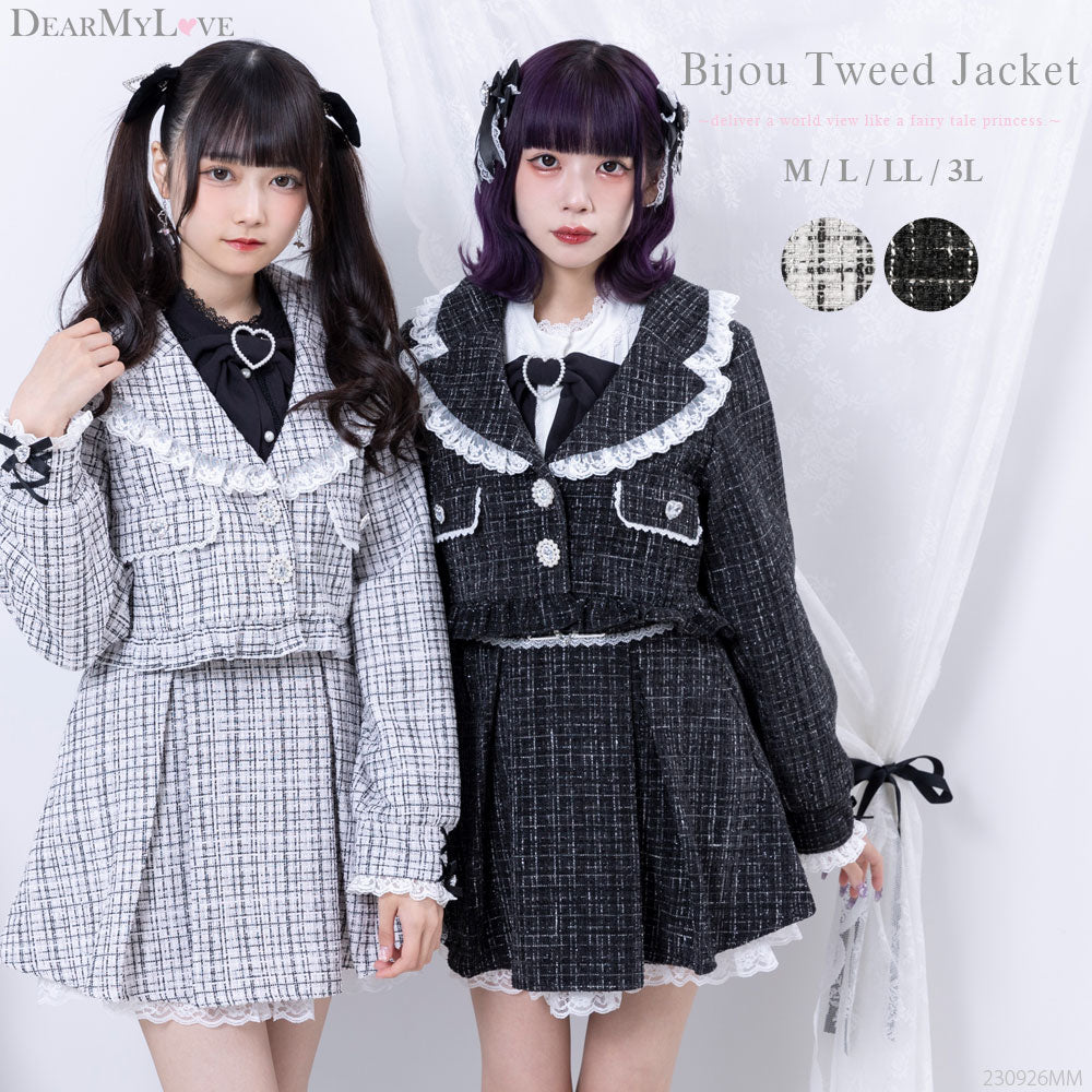 joieve新品タグ付　kirakira tweedジャケットJOIEVE