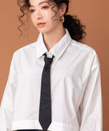 【GW限定】【メール便】ネクタイ付きドロストデザインシャツ