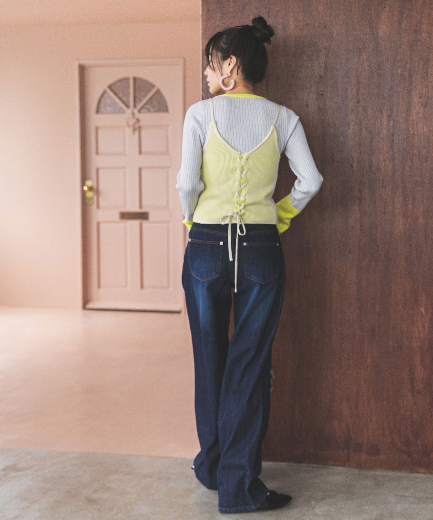 リバーシブルニットキャミビスチェ – レディースファッション通販の夢