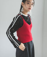 リバーシブルニットキャミビスチェ