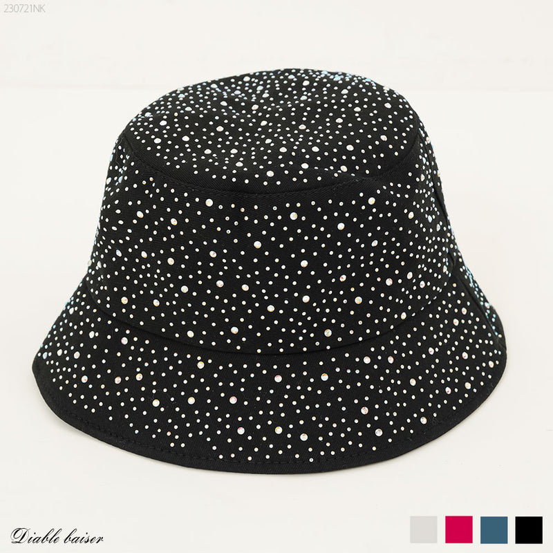 キラキラビジューストーンハット