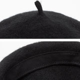 ハート刺繍ベレー帽