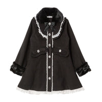 レースフリルビジュープリンセスリボンコート