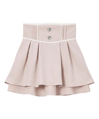 パールビジューフレアスカート