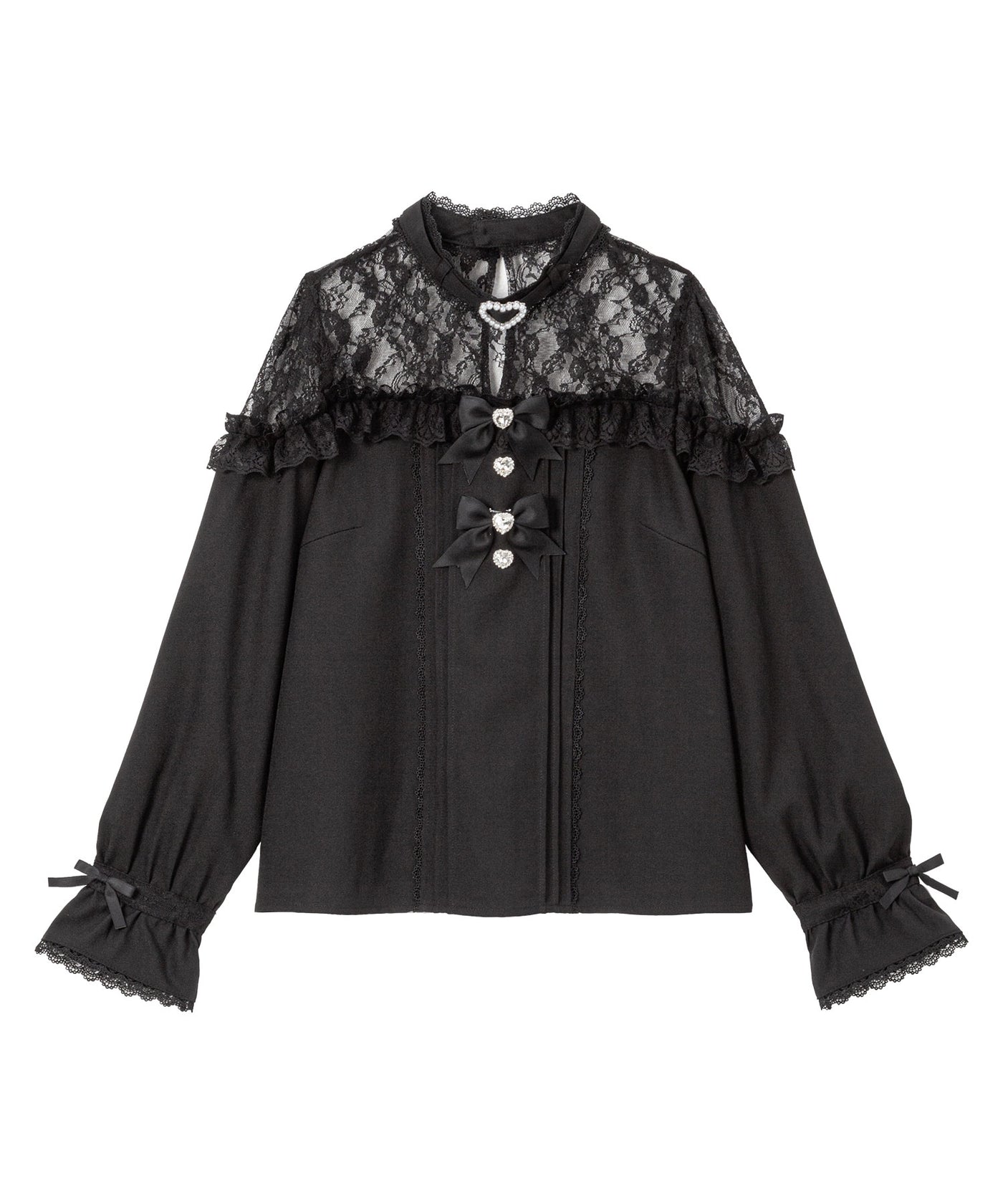 エイミー❤︎ビジューレースブラウス　新品❤︎ eimy istoire - エイミー❤︎ビジューレースブラウス 新品❤︎の通販