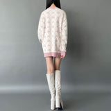 MLモノグラムニットカーディガン