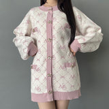 MLモノグラムニットカーディガン