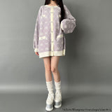 MLモノグラムニットカーディガン