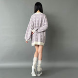 MLモノグラムニットカーディガン