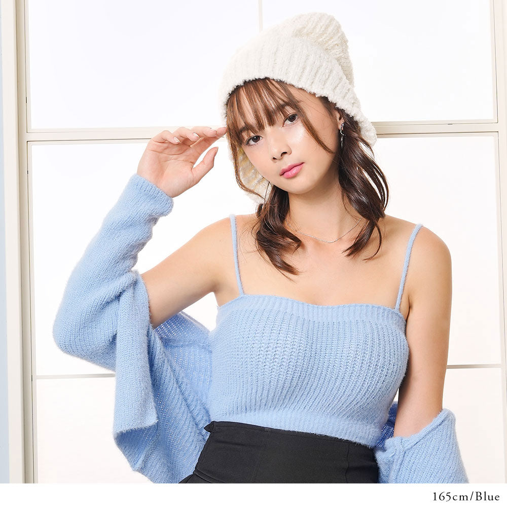 DAKS ニット　トップス　カーディガンアンサンブル aquagarage カーディガン アンサンブル ニット トップス