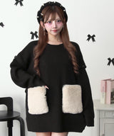 Chatonニットワンピース