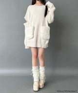 Chatonニットワンピース