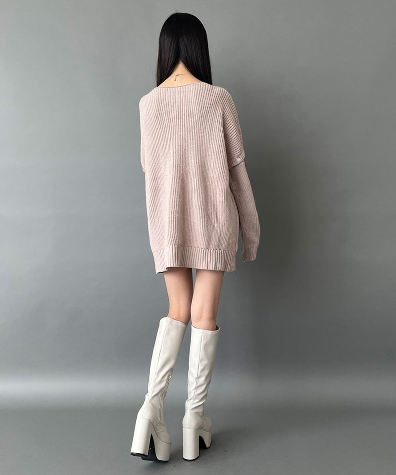 Chatonニットワンピース