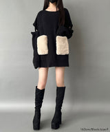 Chatonニットワンピース